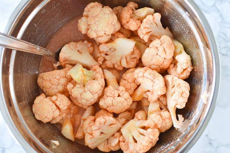 Spicy Chicken Fried Cauliflower I Can You Can Vegan How to Make Fried
